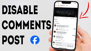 How To Disable Comments On Facebook Post  Full Guide [upl. by Sumaes]