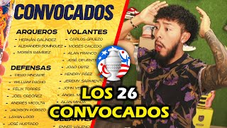 OFICIAL LOS 26 CONVOCADOS DE ECUADOR PARA LA COPA AMÉRICA 2024  MI REACCIÓN  xDoTeS [upl. by Graff]