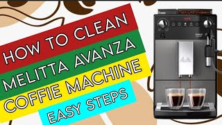 How To CleanDescale Melitta Avanza Coffie Machine In Easy Steps👍 [upl. by Amme]