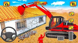 🚨 JCB City Road Construction Simulator 3D🚧  Android Gameplay [upl. by Liam]