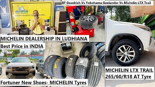 Changing Fortuner Tyres  Michelin Ltx Trail  Michelin Ludhiana Punbjab  Moneysinghofficial [upl. by September]