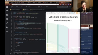 ReactVizHoliday Day 11 Lets build a sankey diagram [upl. by Alvy930]