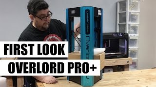 First look at the Overlord Pro 3D printer [upl. by Samtsirhc]