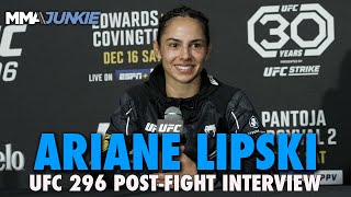 Ariane Lipski Nasty Armbar of Casey ONeill Wraps Up Best Year of My Career  UFC 296 [upl. by Naul]