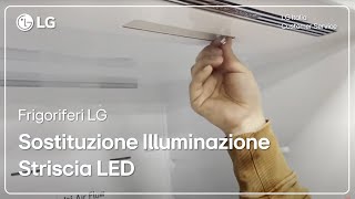 Frigoriferi LG  Come sostituire Striscia di illuminazione a Led [upl. by Copeland282]