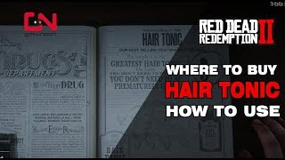 Red Dead Redemption 2 Hair Tonic  Where to Find How to Use [upl. by Enelcaj680]