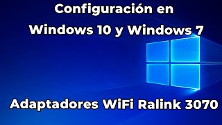 Como configurar antenas WiFi Ralink 3070 en Windows 10 y Windows 7 ✅ Tutorial fácil en castellano [upl. by Mendie]