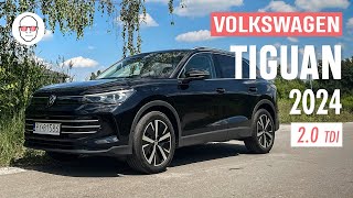 Volkswagen Tiguan 2024 20 TDI 150 Elegance test PL Pertyn Ględzi [upl. by Granville]