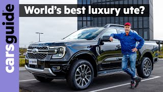 2024 Ford Ranger review Platinum  New luxury dualcab ute  pickup levels up beyond Toyota HiLux [upl. by Adnolrehs]