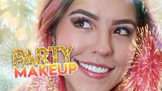 PARTY MAKEUP  MUSAS LESSLIE LOS POLINESIOS [upl. by Gabie]