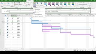 Task Paths in Microsoft Project [upl. by Liamaj408]