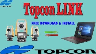 Total station Topcon Software Topcon link free download and installwith out registration [upl. by Ahsila]