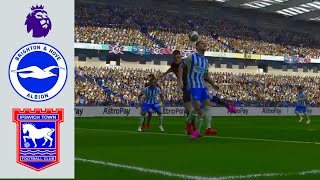 Brighton vs Ipswich Highlights  Premier League 202425 [upl. by Todhunter605]