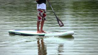 Introduction to Basic Paddle Technique and Turning on Starboard SUP [upl. by Gottfried]