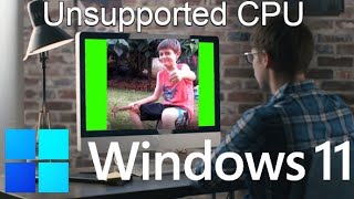 Install Windows 11 Pro  Unsupported CPU [upl. by Ojok]