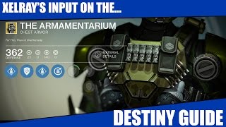 Destiny  The Armamentarium  Guide and Info Exotics Episode 19 [upl. by Hanad]