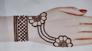 simple mehandi design easy mehandi design [upl. by Paton192]