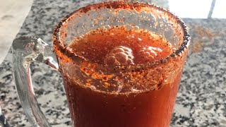 Michelada De Clamato La más Rica y Fácil de Preparar 🍺😋 Bebida Preparada Con Cerveza [upl. by Minardi]