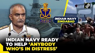 Anybody whos in distress… Navy Chief Admiral R Hari Kumar on rescuing Pakistani sailors [upl. by Kelwen]