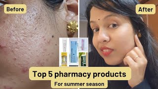 Pharmacy products under RS 350 best for acne pimples open pores amp pigmentation aziderm gel sebogel [upl. by Bezanson]