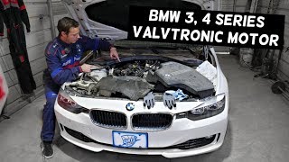 BMW VALVETRONIC MOTOR ACTUATOR LOCATION REPLACEMENT EXPLAINED F30 F31 F32 F33 F34 320i 328i 420i 428 [upl. by Tena]