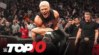 Top 10 Monday Night Raw moments WWE Top 10 April 1 2024 [upl. by Dimphia150]