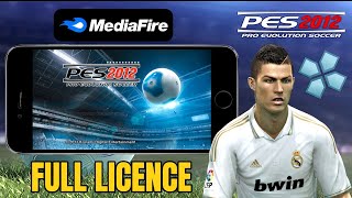 Pes 2012 Licenciado para PPSSPPLink diretokj [upl. by Nnewg633]