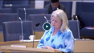 Beräkningen av riksnormen Interpellationsdebatt 19 juni 2024 [upl. by Delia813]