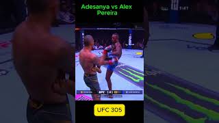 Israel Adesanya vs Alex Pereira 2 shots ufc [upl. by Bradleigh]