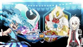 NIGHTMARE LUINOR L3 vs SPRYZEN REQUIEM S3  Beyblade Burst App Battle  ベイブレードバースト 베일 블레이드 버스트 [upl. by Kimberli]