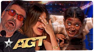 SCARY Auditions from Americas Got Talent 2024 that SPOOKED The Judges [upl. by Llerad]