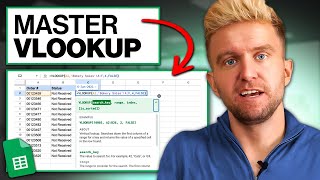 Everything You Need To Know About VLOOKUP  Google Sheets FULL TUTORIAL [upl. by Elleinet]