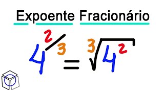 Aula 18 Potência com expoente fracionário racional 9°Ano [upl. by Naanac]