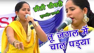 तू जंगल में चाल पड्या  Tu Jungle Me Chaal Padya  Preety Choudhary Latest Ragni  NDJ Music [upl. by Eiro]