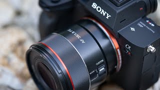 Samyang AF 35mm F18 FE  Review w Sony A7R IV amp A7III [upl. by Weirick]