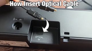 How to Put in an Optical Cable [upl. by Miriam388]