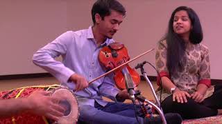 quotTillanaquot  Ambi Subramaniam violn Bindu Subramaniam voice Mahesh Krishnamurthy mridangam [upl. by Ayikahs]