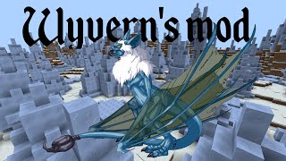 RIDEABLE WYVERNS in MCPE  0141 WyvernDragon Mod  Minecraft PE [upl. by Elyac580]