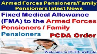 7th CPCFixed Medical Allowance to the Armed Forces PensionersPCDA Circular 586Govt Employees News [upl. by Keele465]