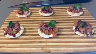 Recap  Chiquetaille  Smoked Herring on Crackers  Cooking At Home  Simple amp Easy [upl. by Myca247]