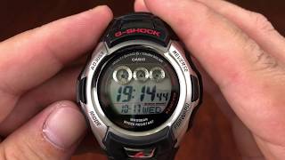 How To Set Up Casio Watch  Solar Atomic G Shock [upl. by Ennazzus]