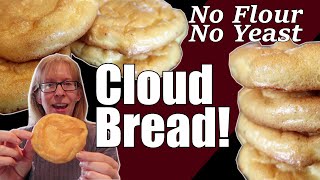 How to Make Cloud Bread  Gluten Free Bread Recipe [upl. by Asserrac]