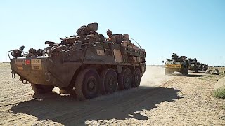 Stryker Convoy Heads to Fort Carson Intensive Prep for Warfighter Exercise [upl. by Yeniffit]