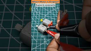 Real vs Fake DC Motor Test  Original vs Fake shorts ytshorts dcmotor [upl. by Engle]