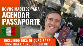 Macetes atualizados para agendar passaporte italiano  Hacks e dicas atualizadas  OTP e Curitiba [upl. by Doty]