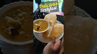 Luchi Cholar Dal Bengali Breakfast Recipeluchi viralfood bengalifood [upl. by Cut]