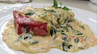 Irresistibles MEDALLONES DE ATUN EN CREMA ¡Receta imperdible [upl. by Ttnerb]