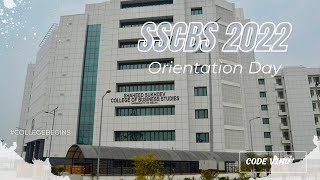 SSCBS Orientation Day  2022  First Year Welcome ❤️ Mini Vlog [upl. by Eynttirb196]