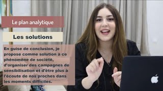 Le plan analytique Production écrite 1bac منهجية كتابة موضوع انشائي [upl. by Doane]