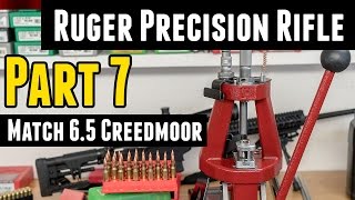 Ruger Precision Rifle Loading MatchGrade 65 Creedmoor on the Hornady LockNLoad Iron [upl. by Annovaj]